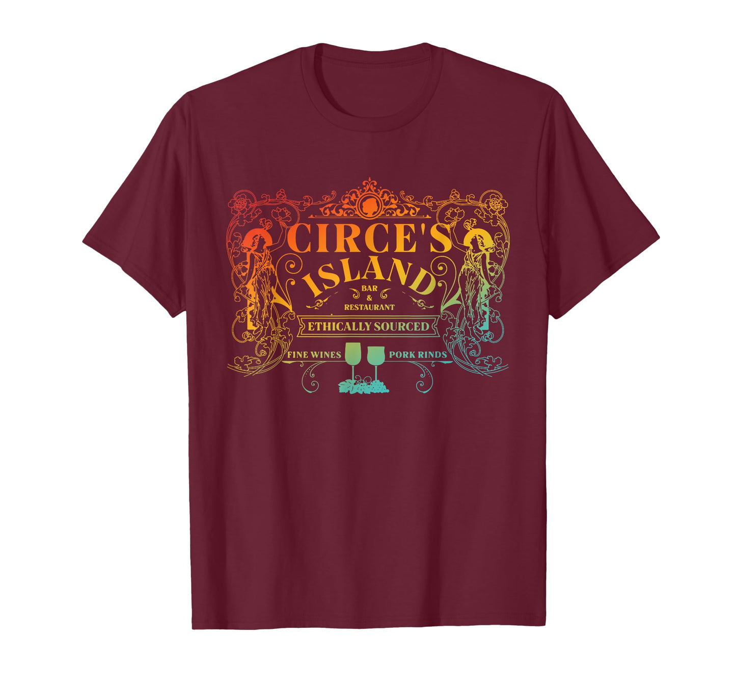 Circe's Island Bar & Restaurant Ethically Sourced Apparel T-Shirt