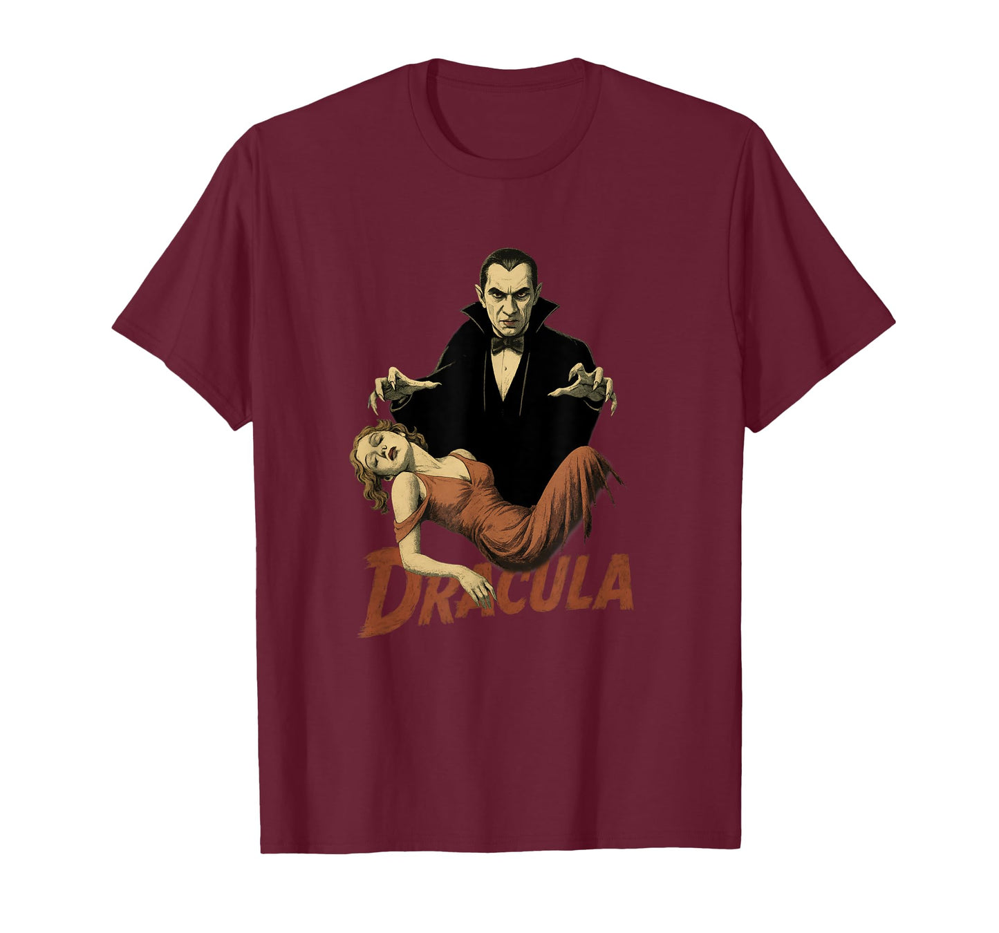 Vintage Dracula Horror Movie - Classic Monster Retro Design T-Shirt