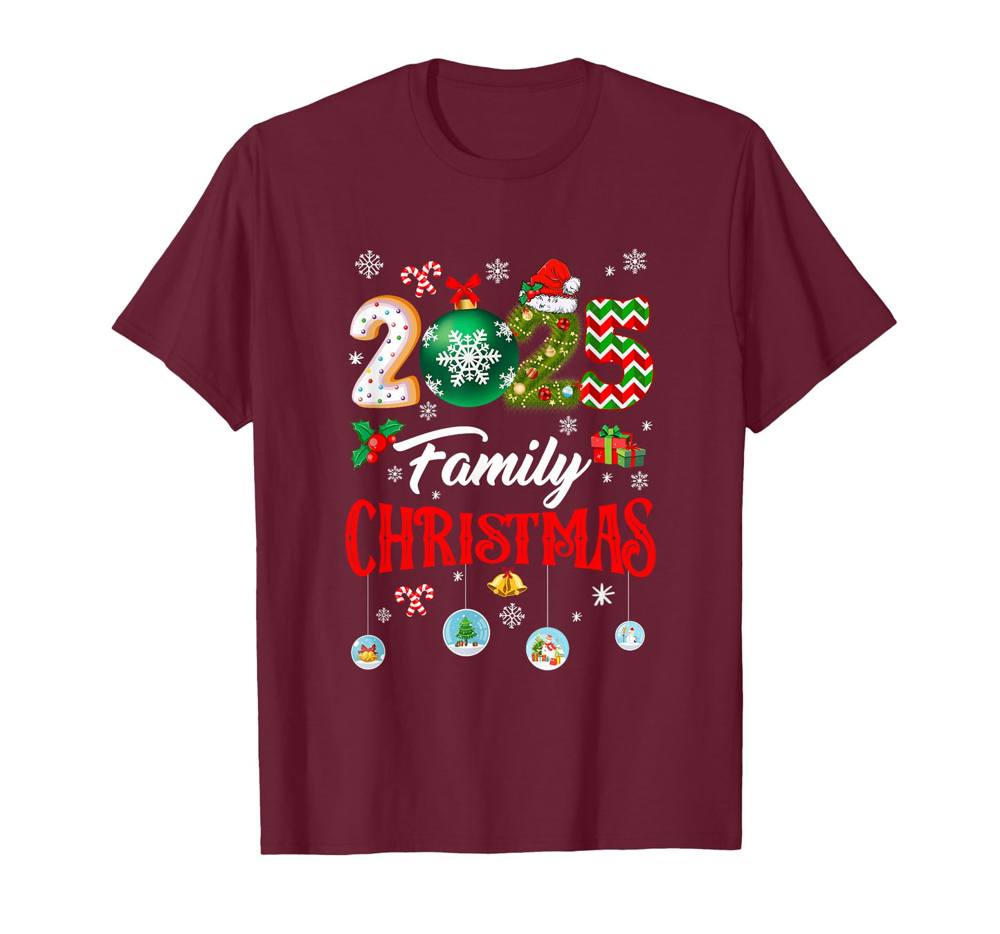 Family Christmas 2025 Matching Family Christmas Xmas Squad T-Shirt