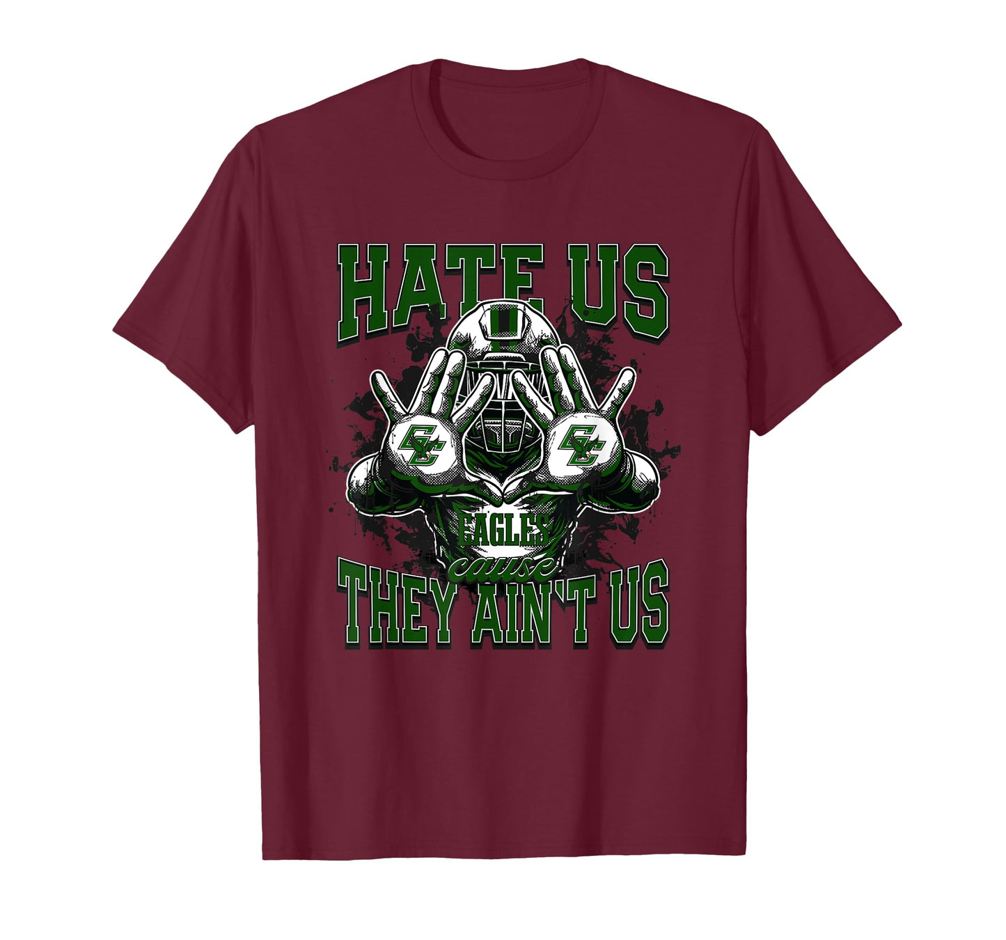 Grape Creek Eagles Logo Hate Us Cause They Ain't HS T-Shirt