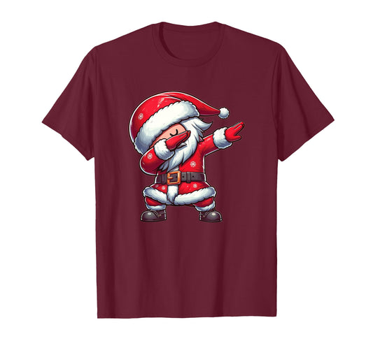 Dabbing Christmas Santa Dab Christmas T-Shirt