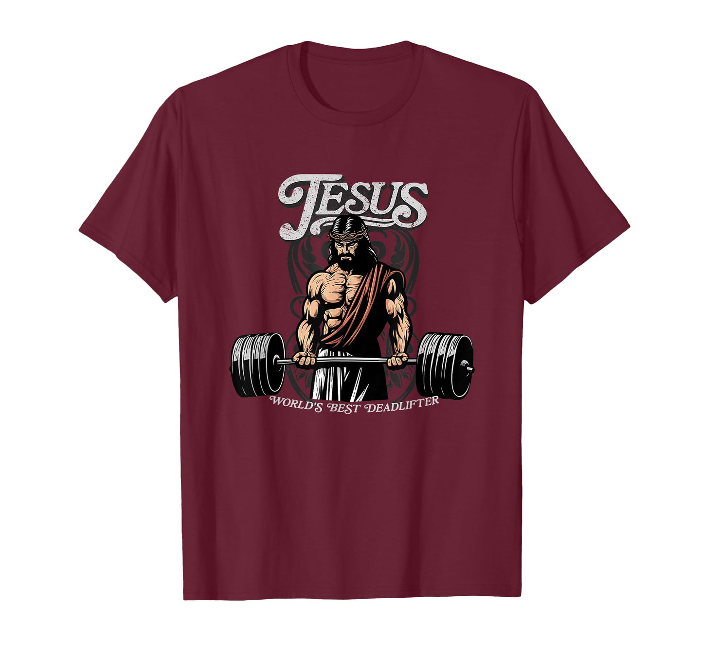 Jesus Best Deadlifter - Epic Christian Gym T-Shirt