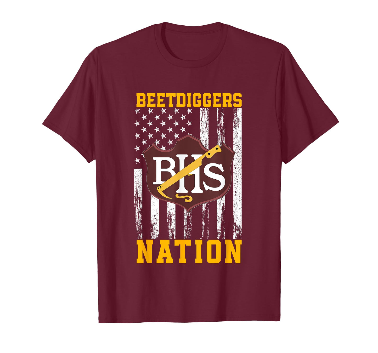Brush Beetdiggers Logo Nation HS T-Shirt