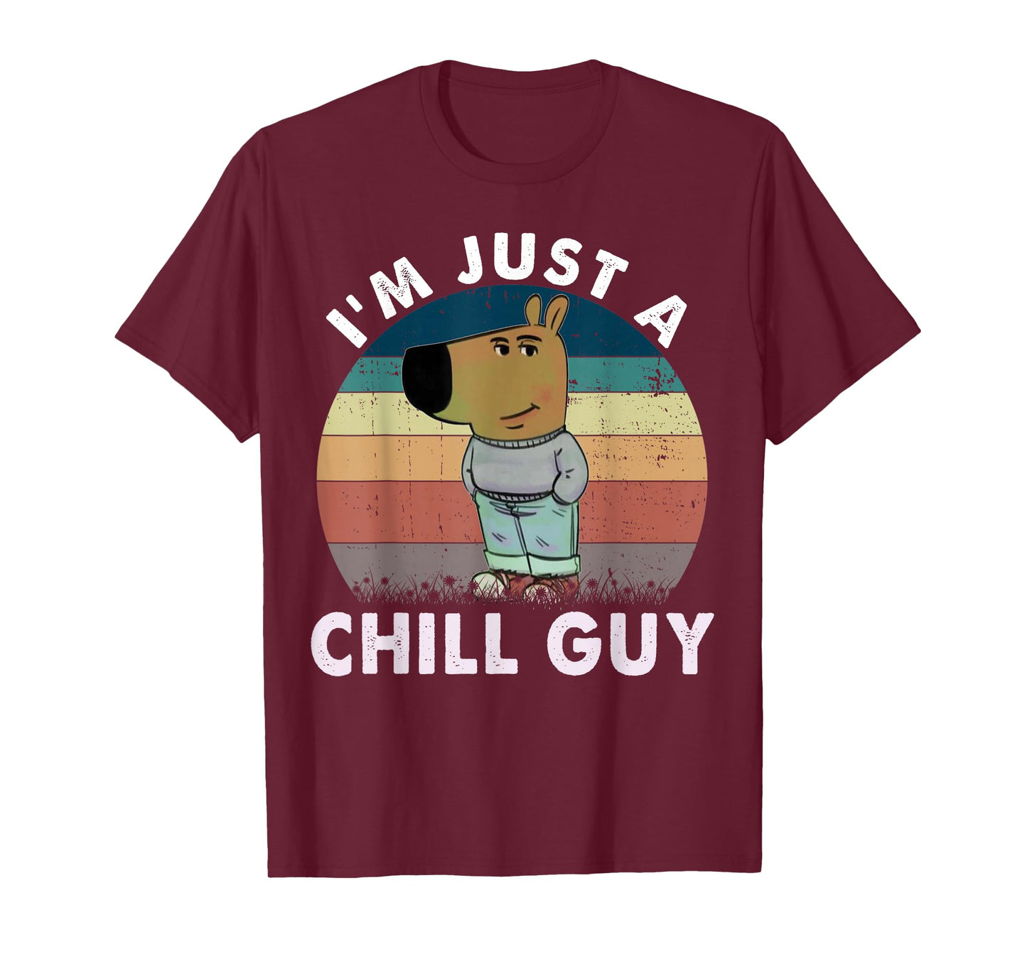 Vintage I'm Just A Chill Guy Funny Meme T-Shirt