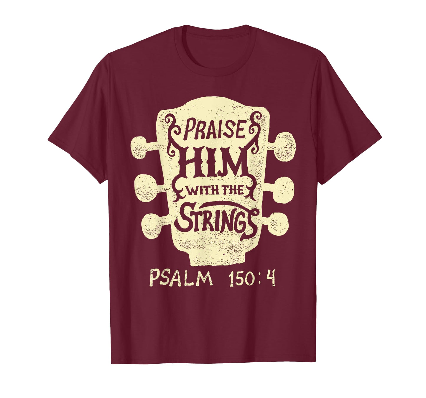 Guitarists Praise Him With The Strings Acoustic Guitar Music T-Shirt
