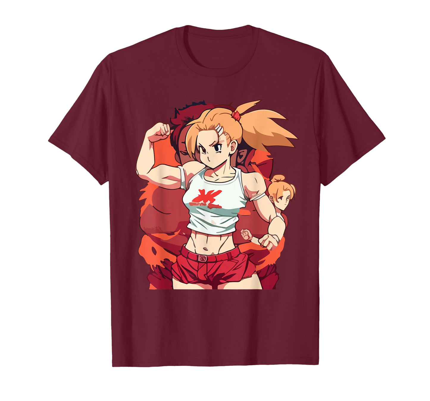Anime Girl Fighter | Anime Gym Cute T-Shirt