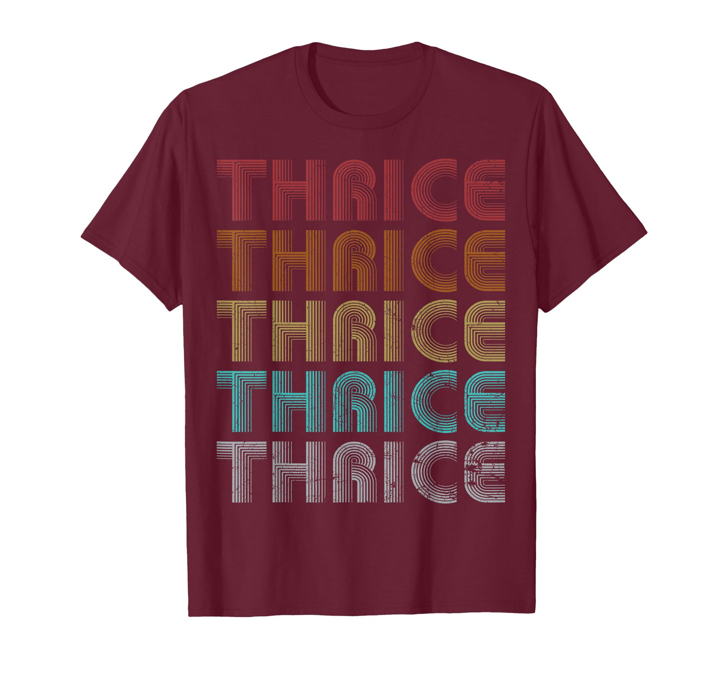 Thrice Family Name I Love Thrice Personalized Vintage T-Shirt