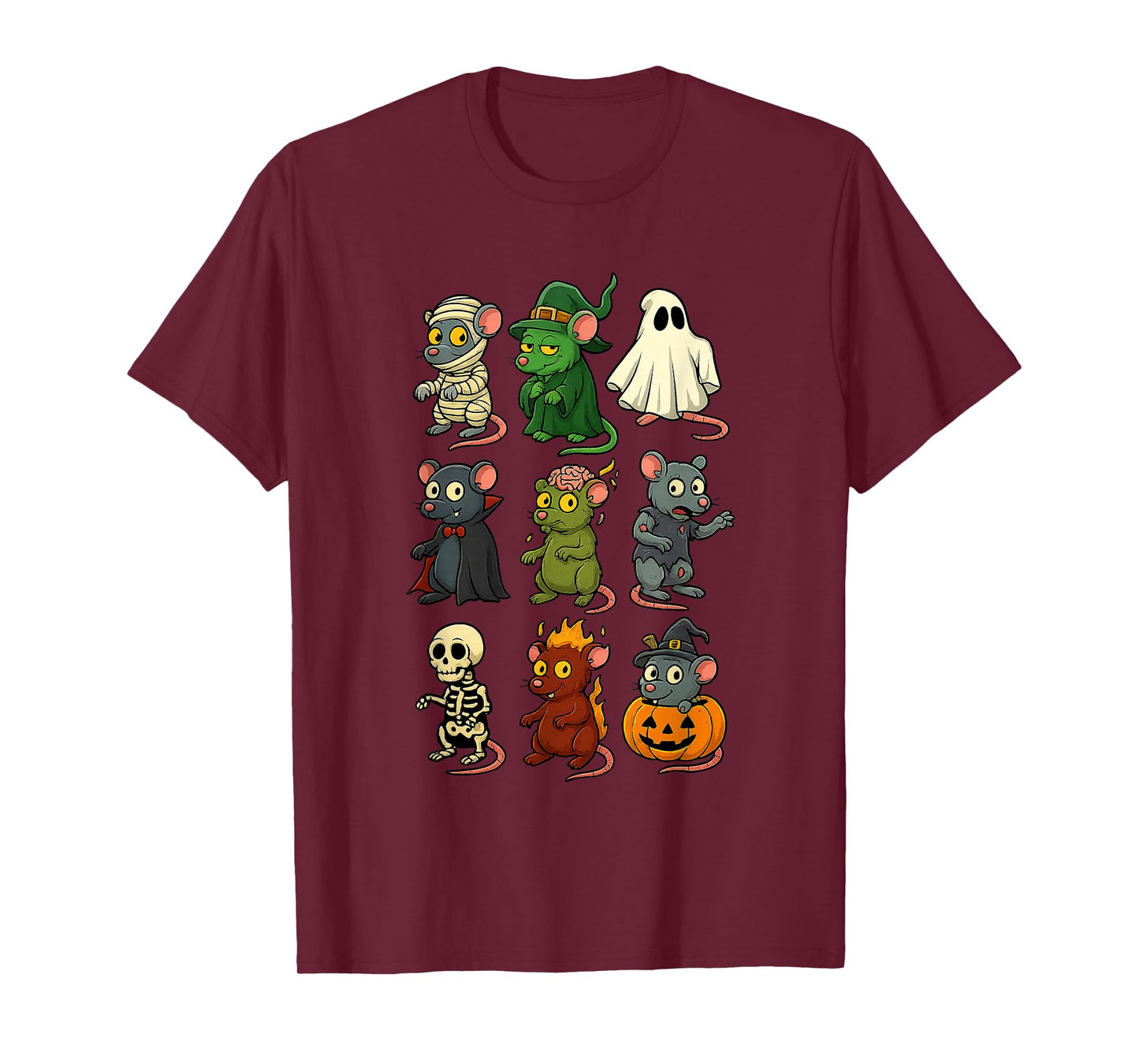 Rat Spooky Witch Boo Zombie Halloween Boys & Girls T-Shirt
