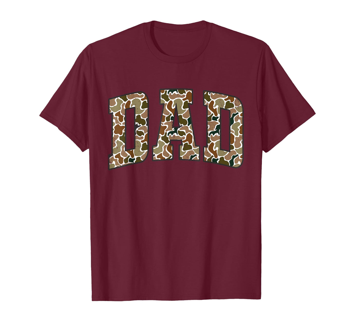 Retro Camo Duck Hunting Dad Old Camo Dad Father's Day Gift T-Shirt
