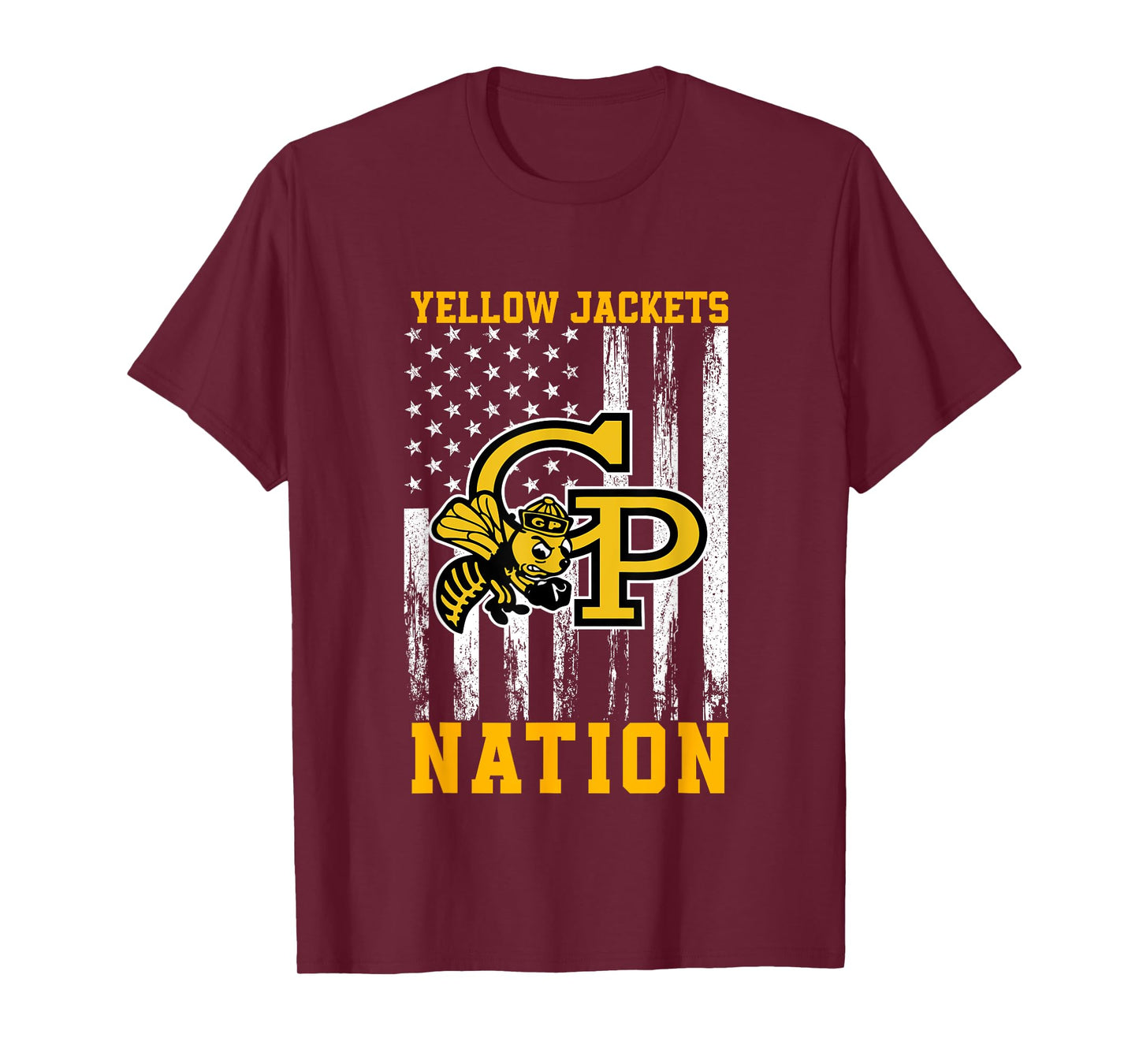 Galena Park Yellow Jackets Logo Nation HS T-Shirt