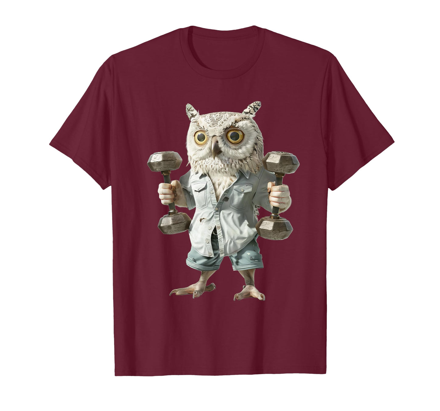 Owl Dumbbells T-Shirt