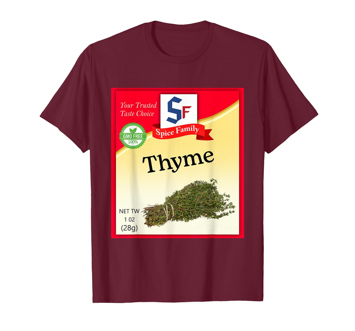 Thyme Condiment Costume Holiday Spice Costumes T-Shirt