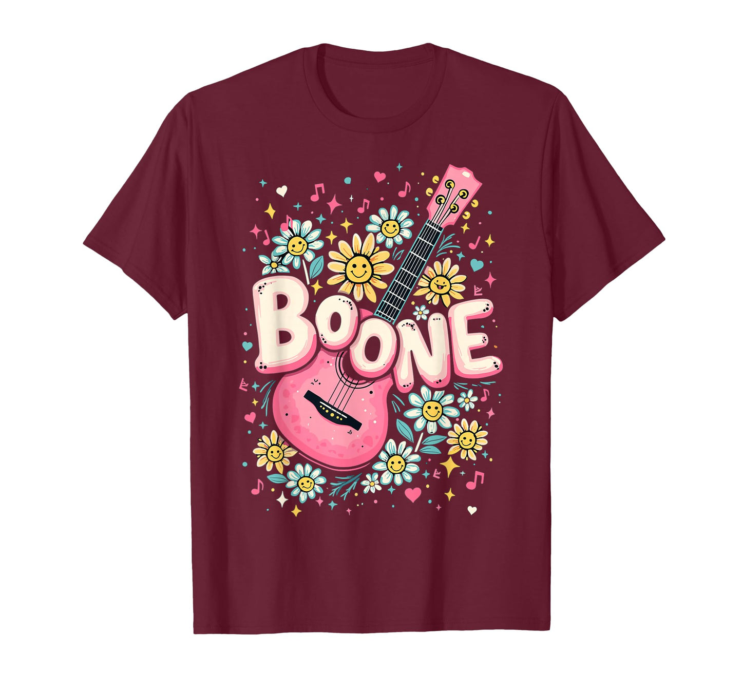 Boone Family Name I Love Boone Personalized Vintage T-Shirt