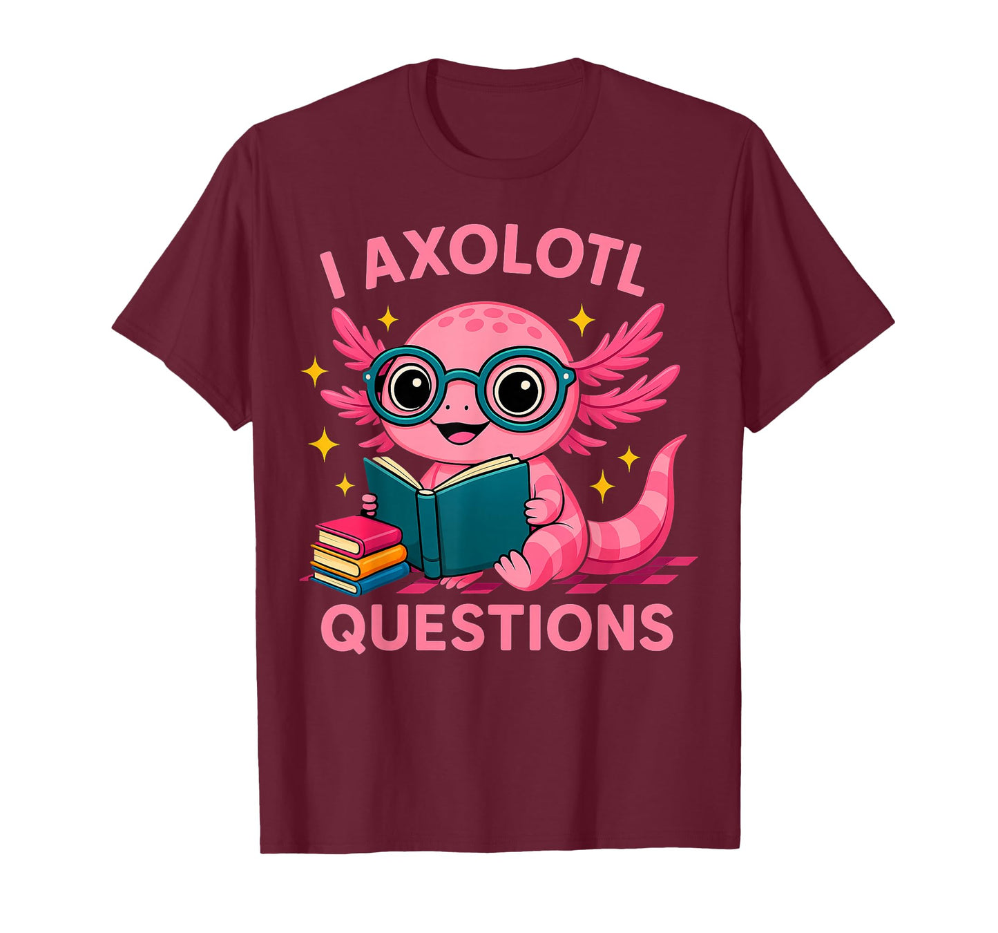 I Axolotl Questions Shirt Adults Youth Kids Retro Vintage T-Shirt