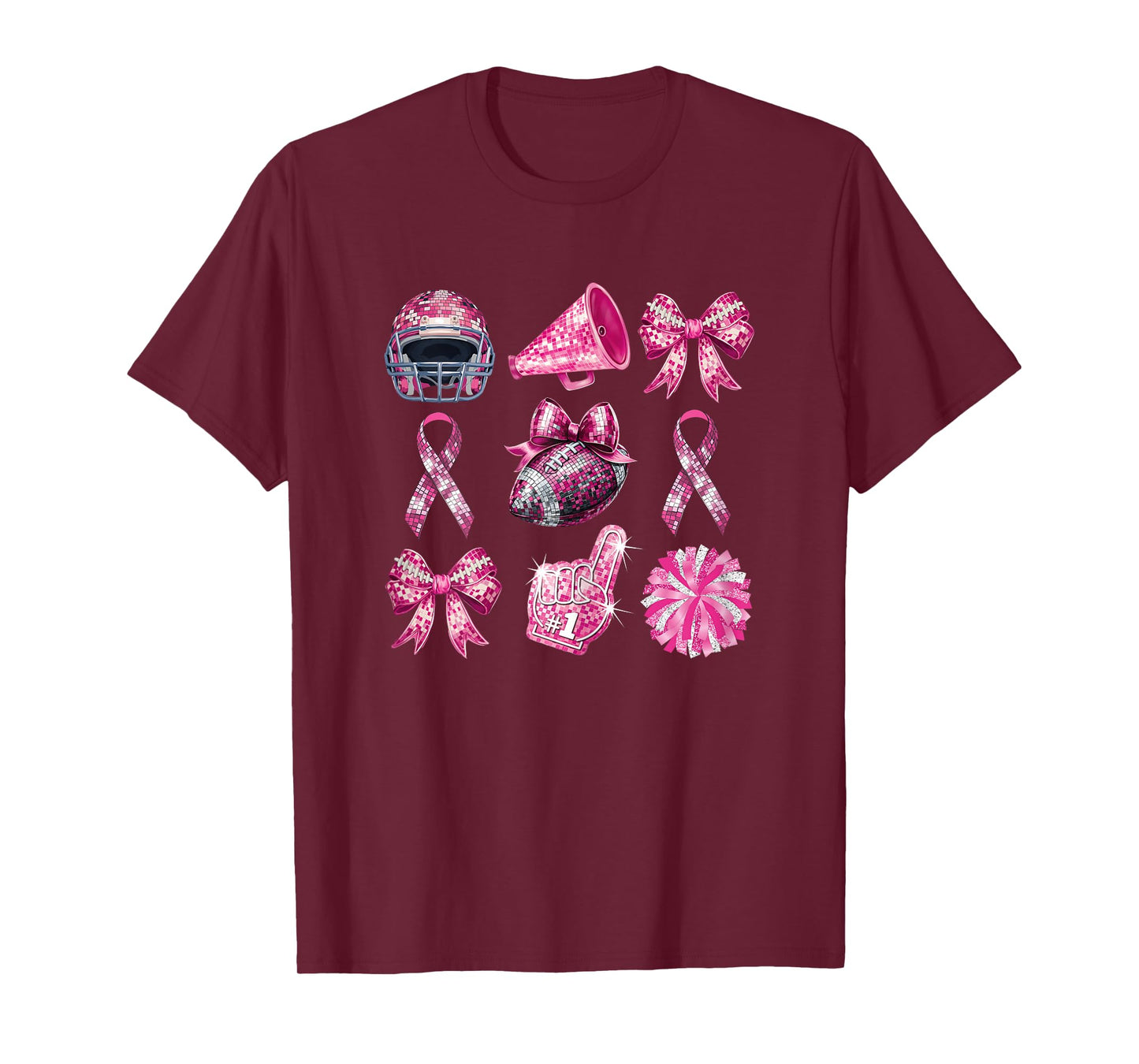 Funny Pink Out Tackle Breast Cancer Awareness For Mothers T-Shirt