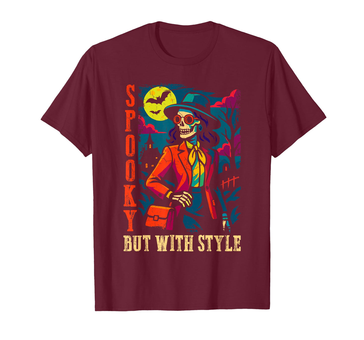 Spooky But with Style Halloween Spooky Haunted Season T-Shirt