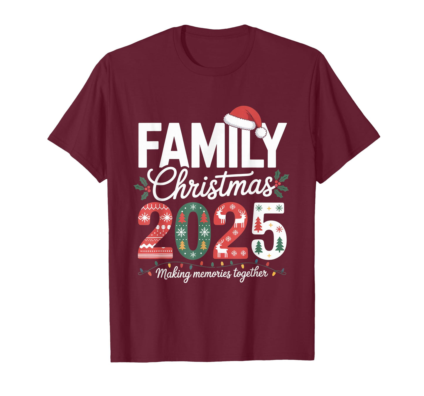 Family Christmas 2025 Santa Squad Matching Outfit T-Shirt
