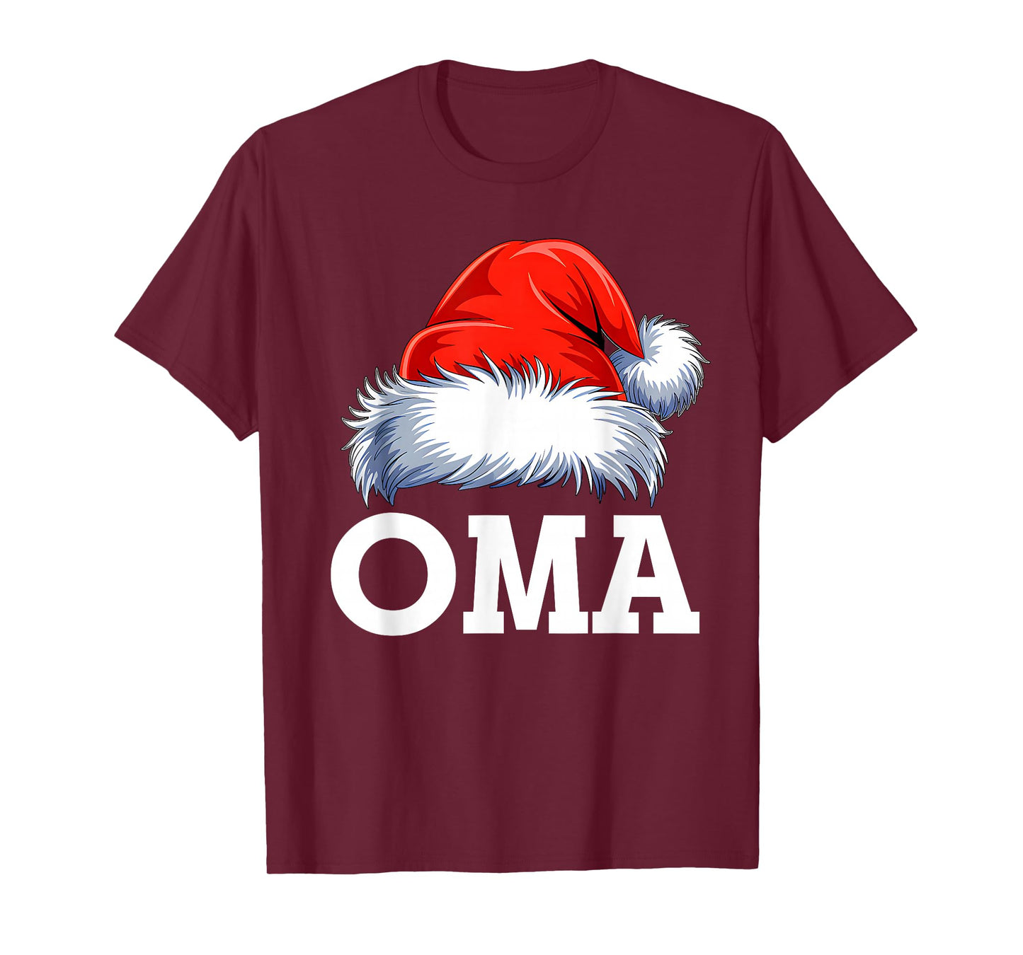 Oma Santa Christmas Family Matching Pajamas Xmas Squad T-Shirt