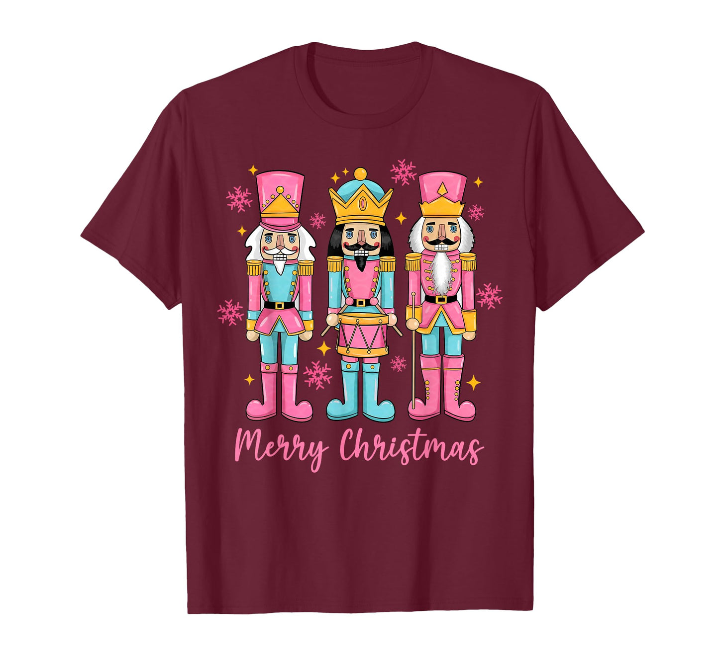 Deez Nuts Nutcracker Merry Christmas Matching Pajamas Xmas T-Shirt