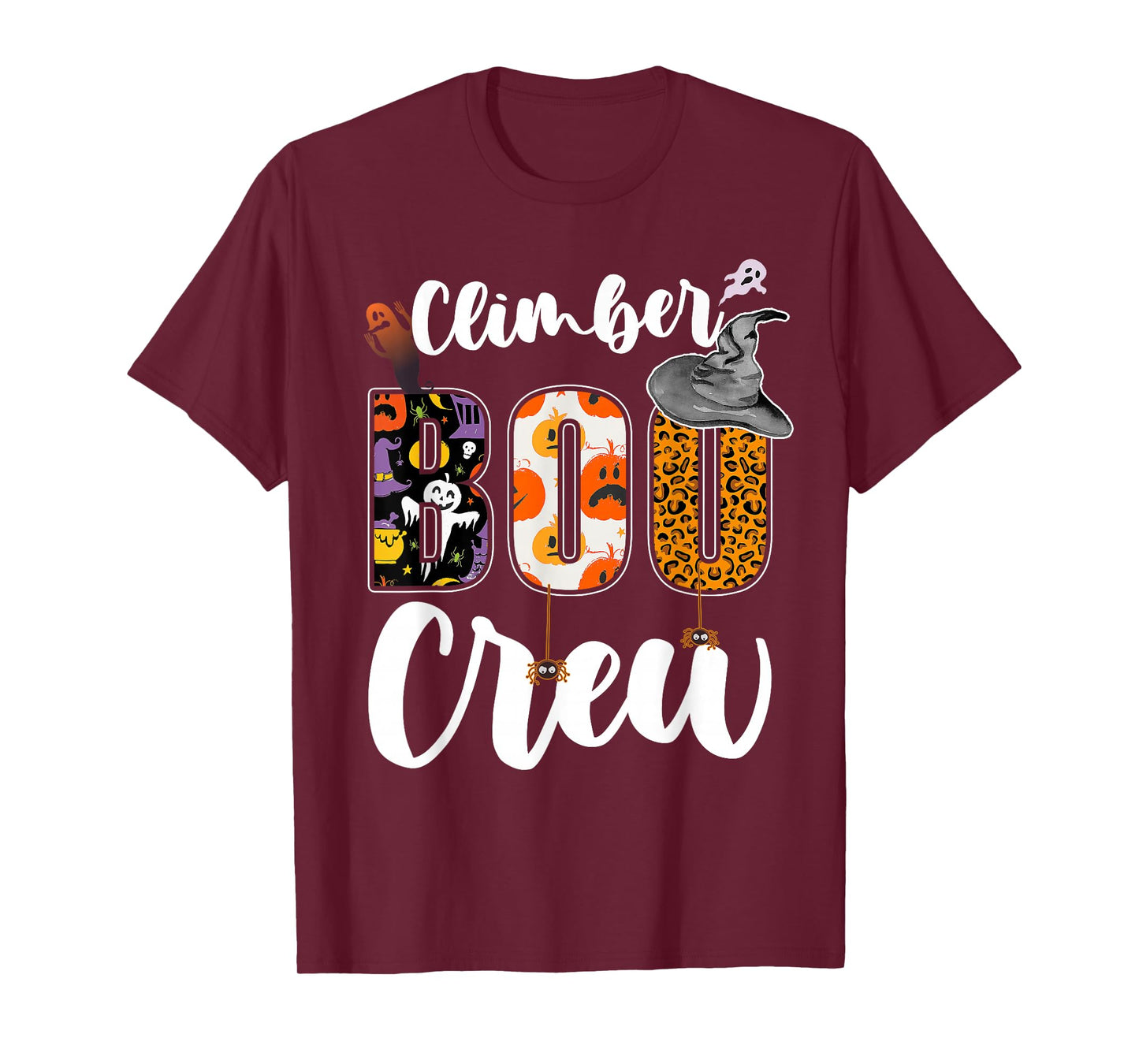 Climber Boo Crew Halloween Matching Mountain Climbing T-Shirt