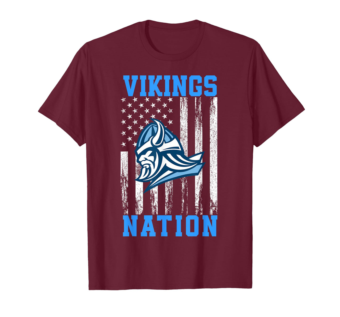 Pleasant Valley Vikings Logo Nation HS T-Shirt