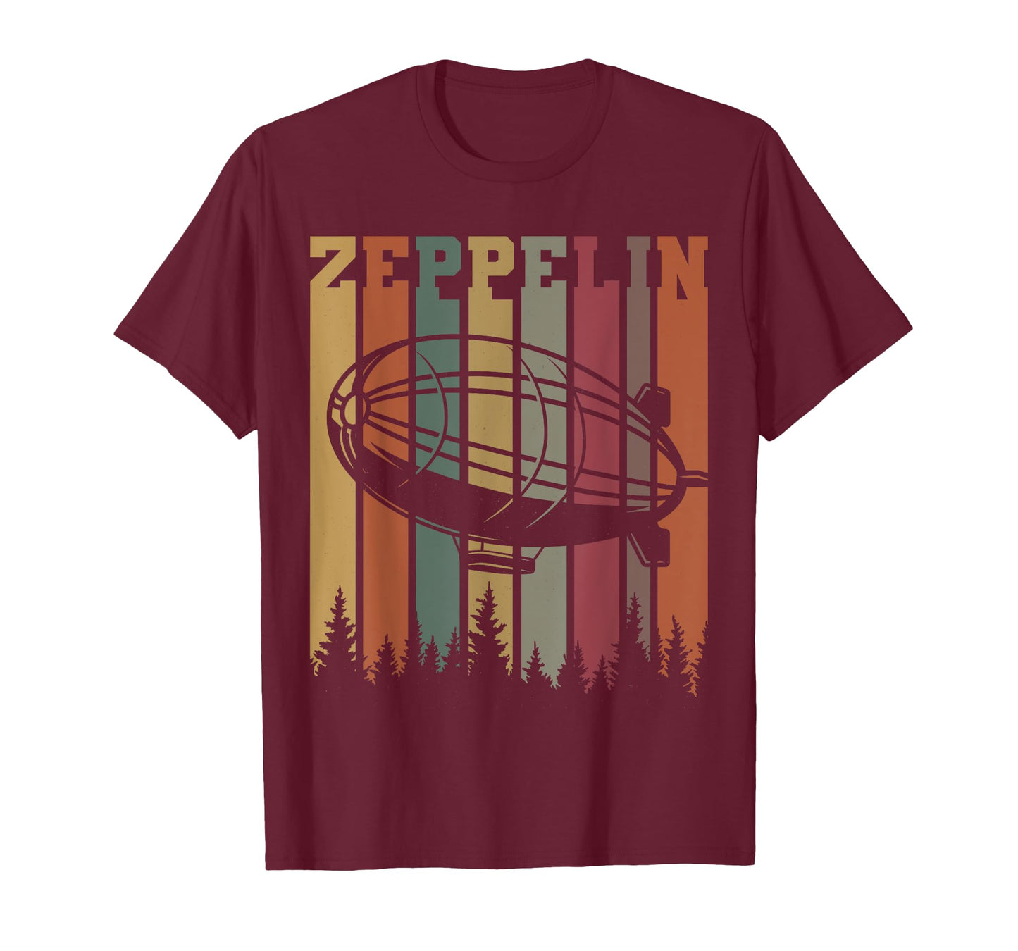 Vintage Zeppelin 80s Dirigible Retro Airship Mens & Womens T-Shirt