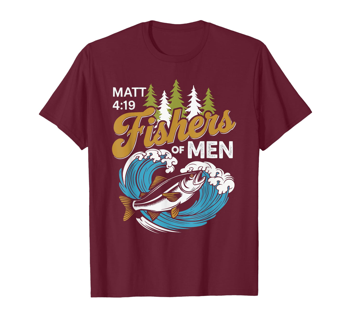 Fishing Jesus Christ Religion Christian Fisher Christianity T-Shirt