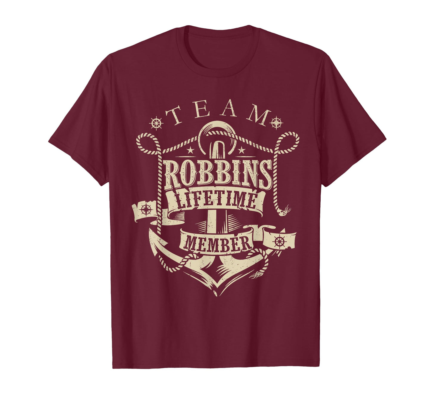 Team ROBBINS Lifetime Member Vintage ROBBINS Family Name T-Shirt