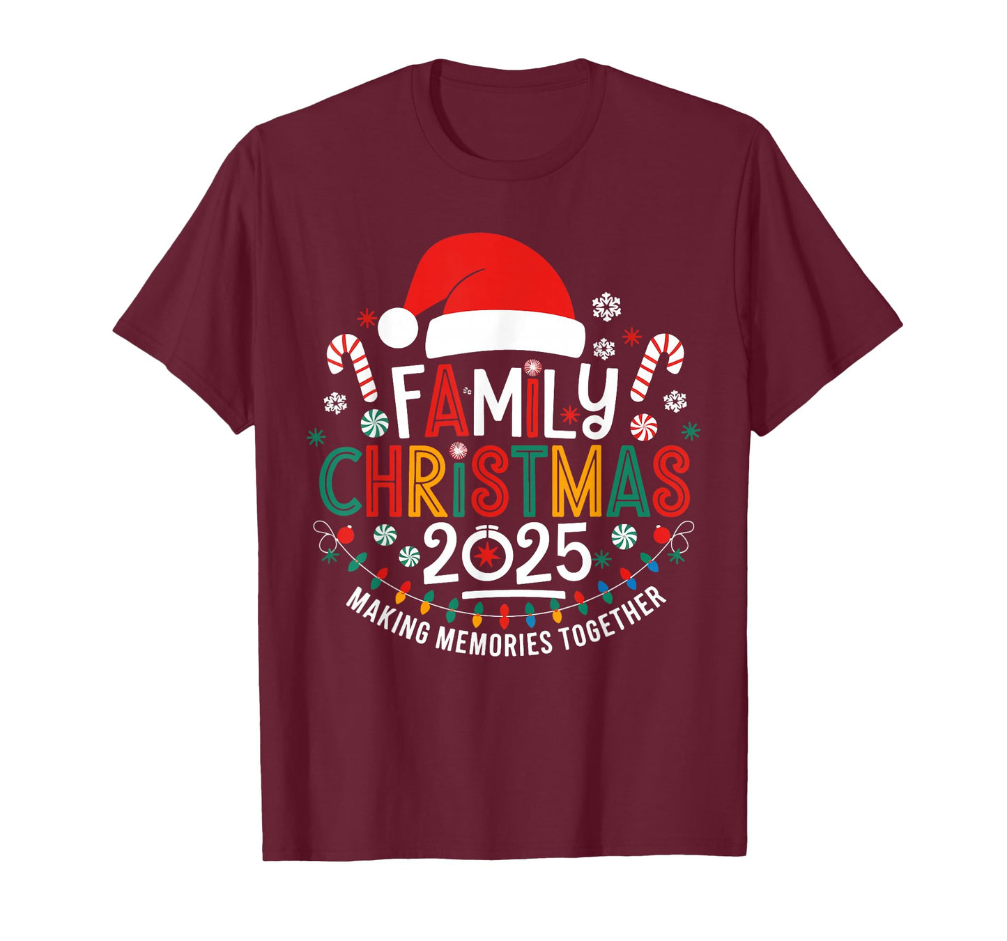 Family Christmas 2025 Matching Squad Xmas Men Women Kids T-Shirt
