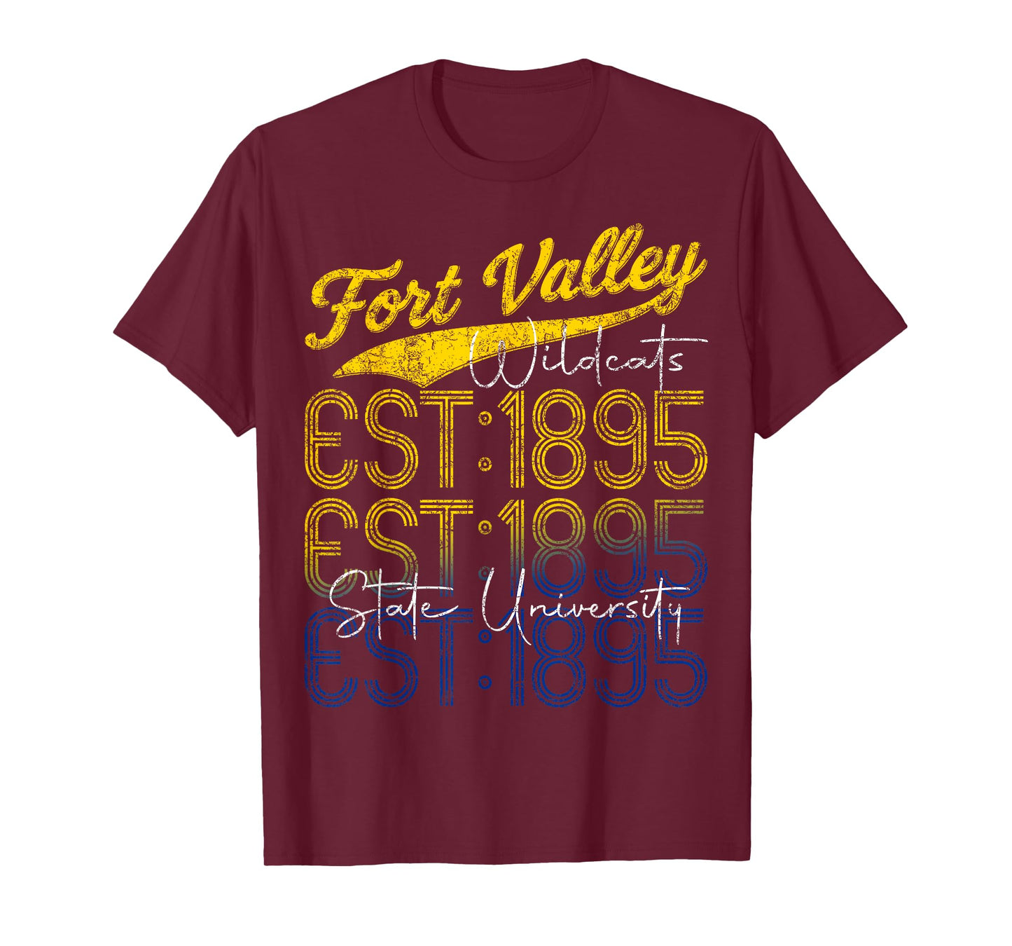 Retro For t State v all Vintage Val ley 130 years Birthday T-Shirt