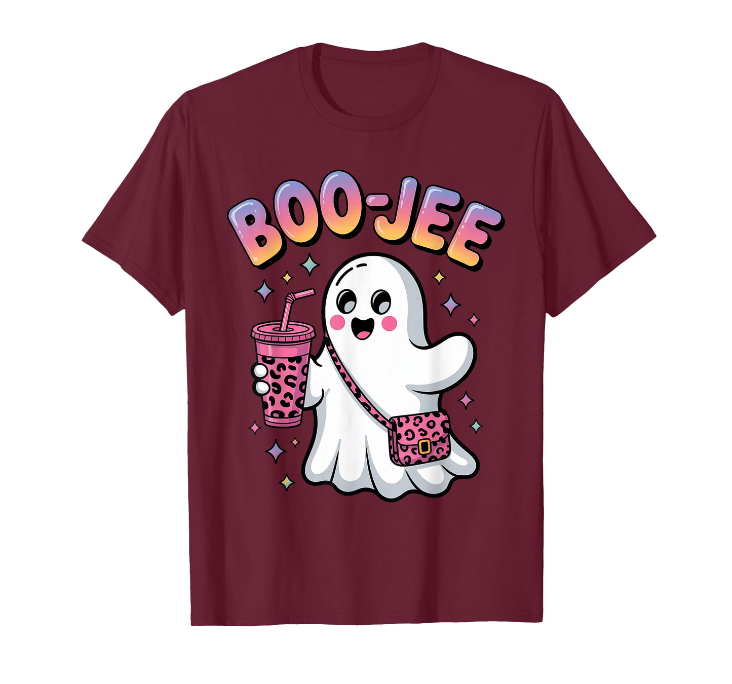 Funny Boo-JEE Ghost Spooky Season Halloween Trick or Treat T-Shirt