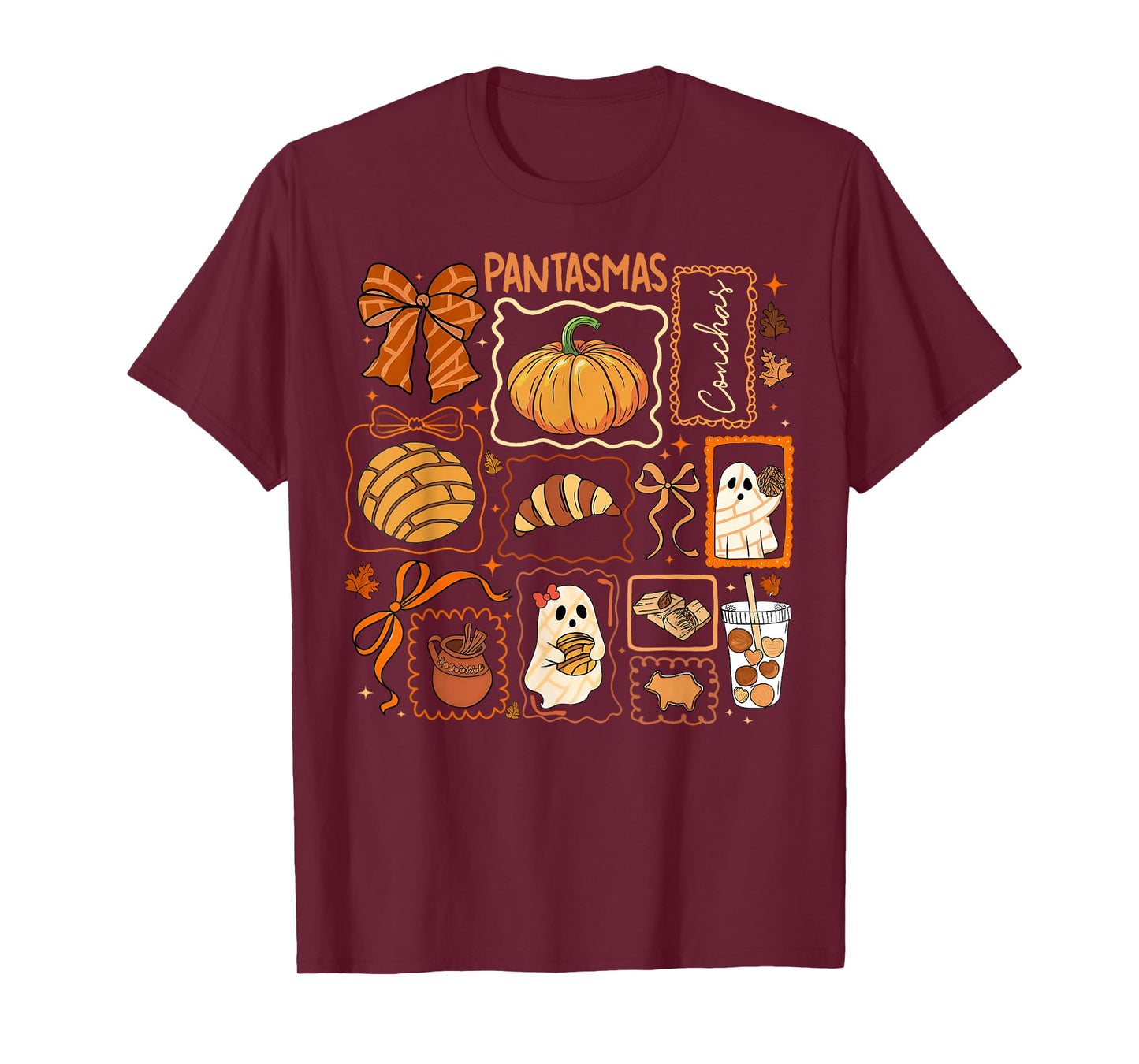 Pantasmas Mexican Spanish Halloween Vibes Spooky Season T-Shirt