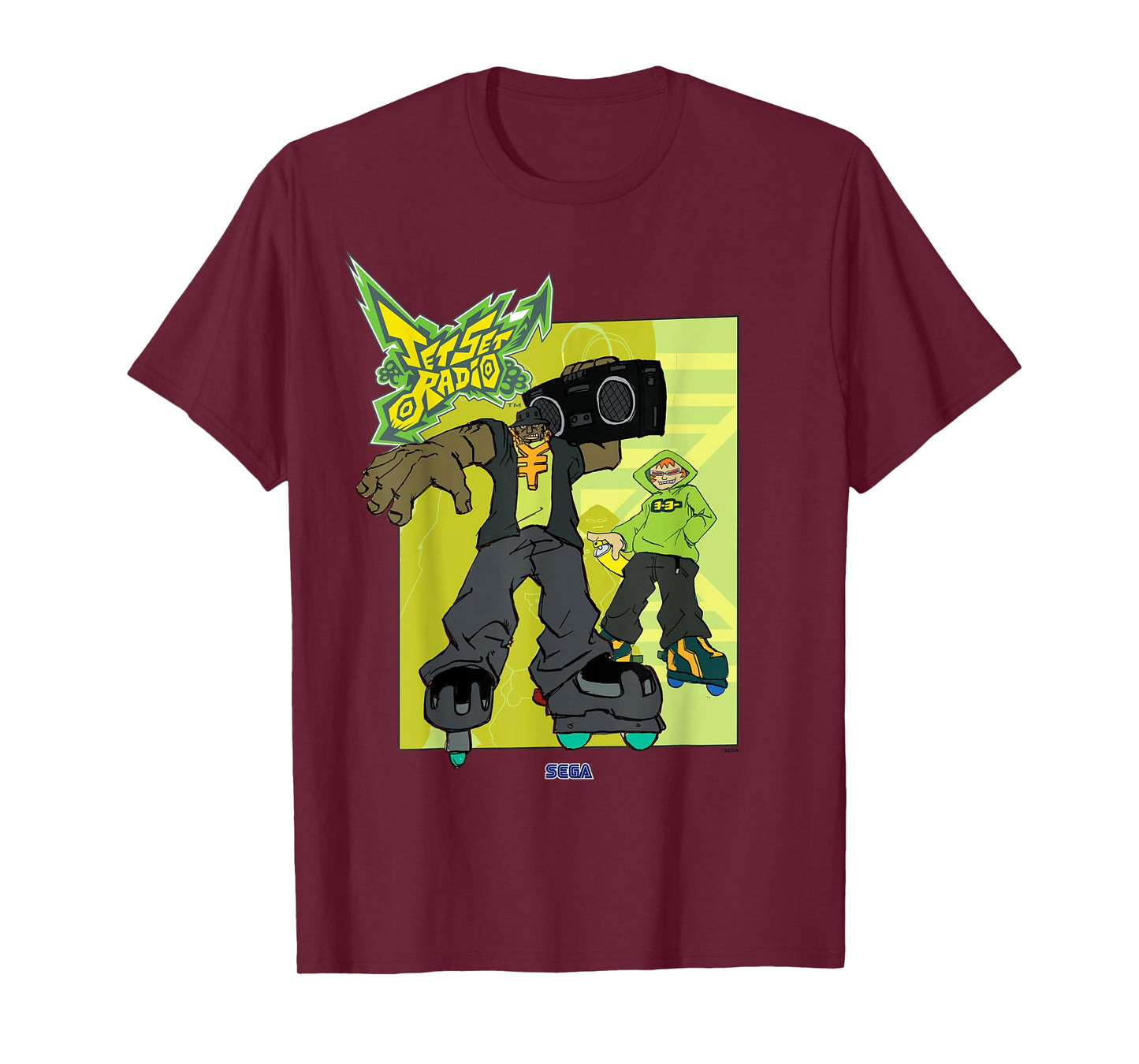 Jet Set Radio duo Combo, Yo-Yo SEGA Dreamcast video game T-Shirt