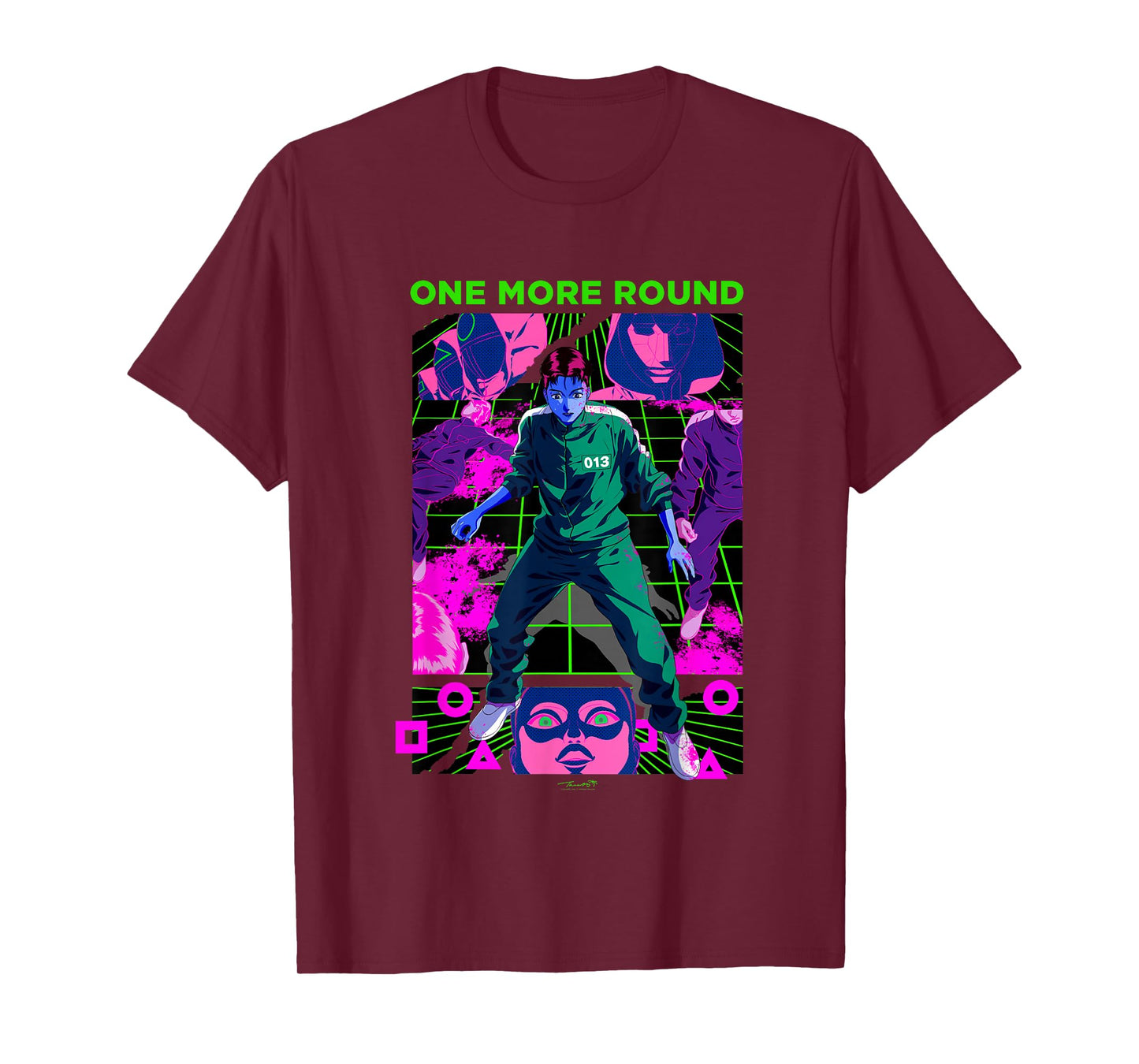 Squid Game 2 One More Round Player 013 Retro Manhwa Panels T-Shirt