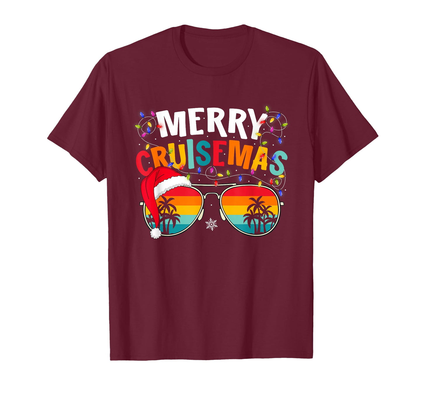 Merry Cruisemas Cruise Ship Cruising Vacation Christmas T-Shirt