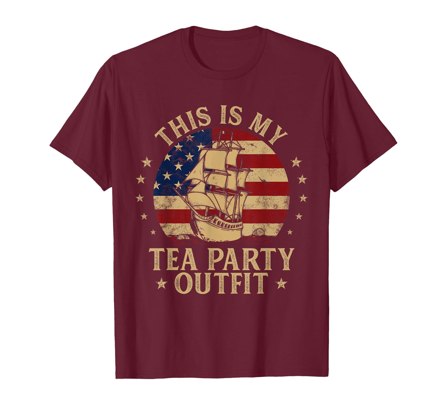 This Is My Tea Party Funny Historian American History Boston T-Shirt
