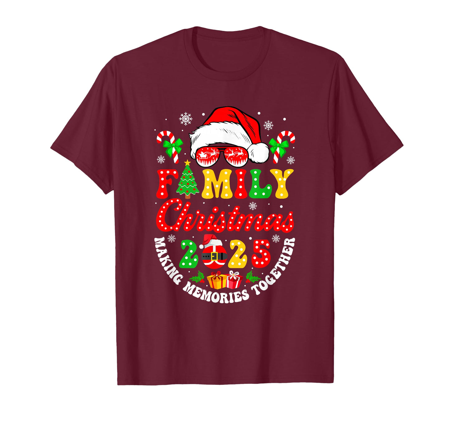 Family Christmas 2025 Christmas Squad Xmas Matching Group T-Shirt
