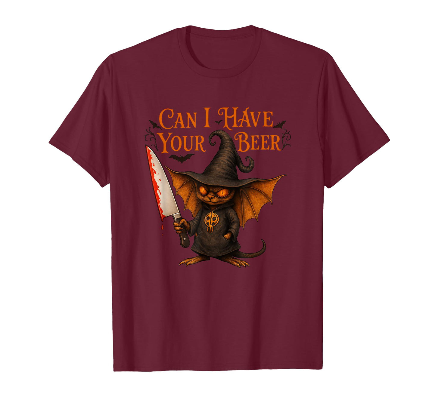 Can I Have Your Beer Funny Halloween Creepy Design daagath T-Shirt
