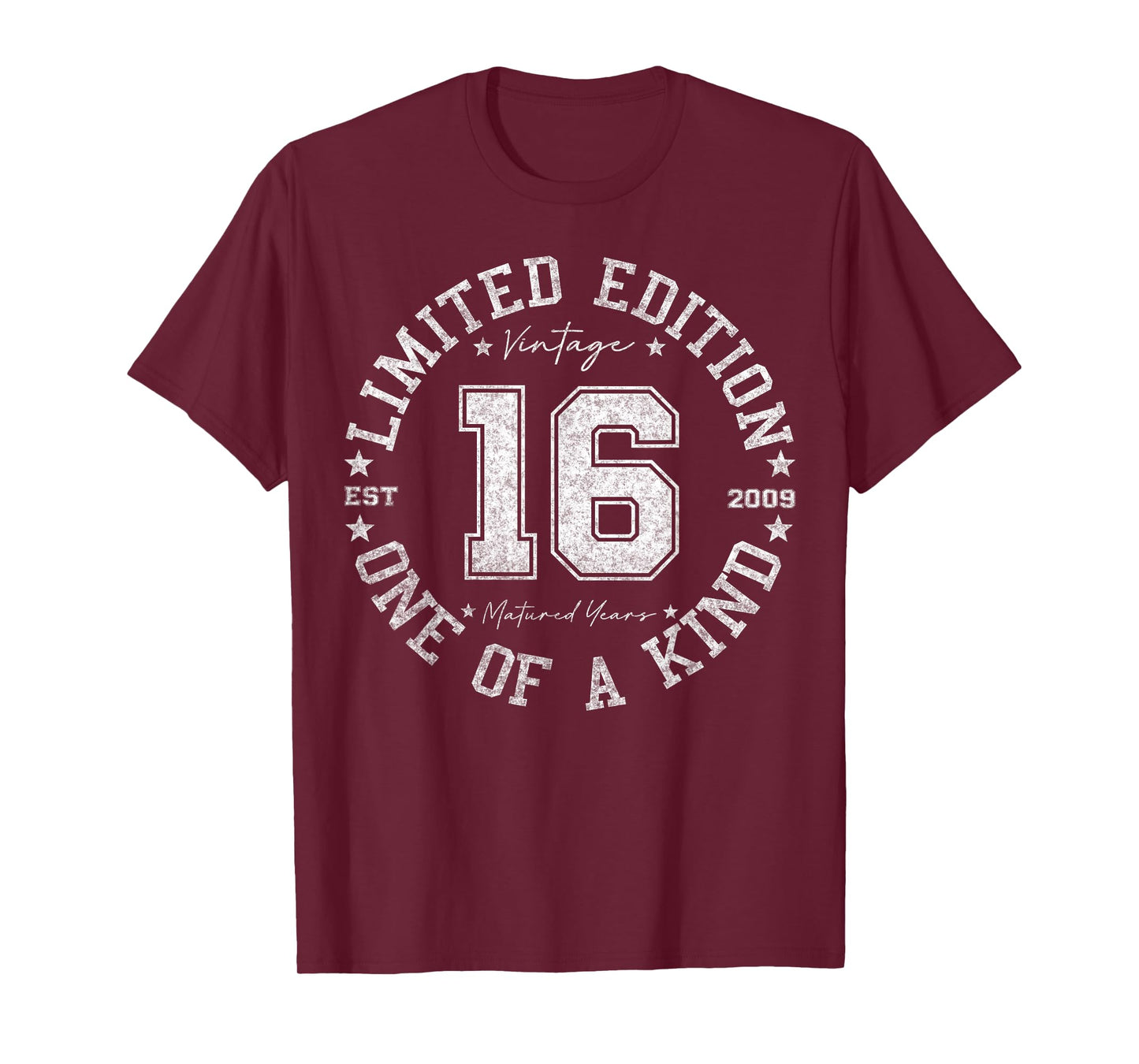 16 Year Old Gifts Vintage 2009 Limited Edition 16th Birthday T-Shirt
