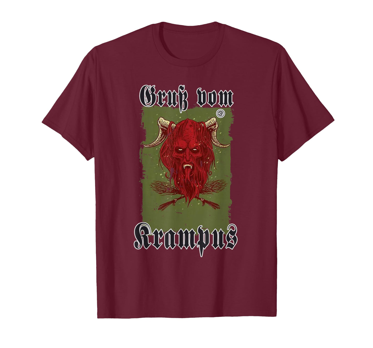 Greeting from Krampus Christmas Legend Figure T-Shirt