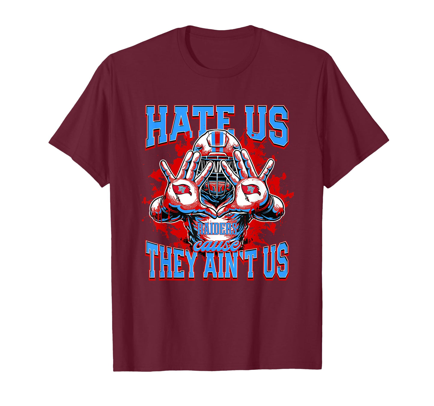 Pleasant Valley Raiders Logo Hate Us Cause They Ain't HS T-Shirt