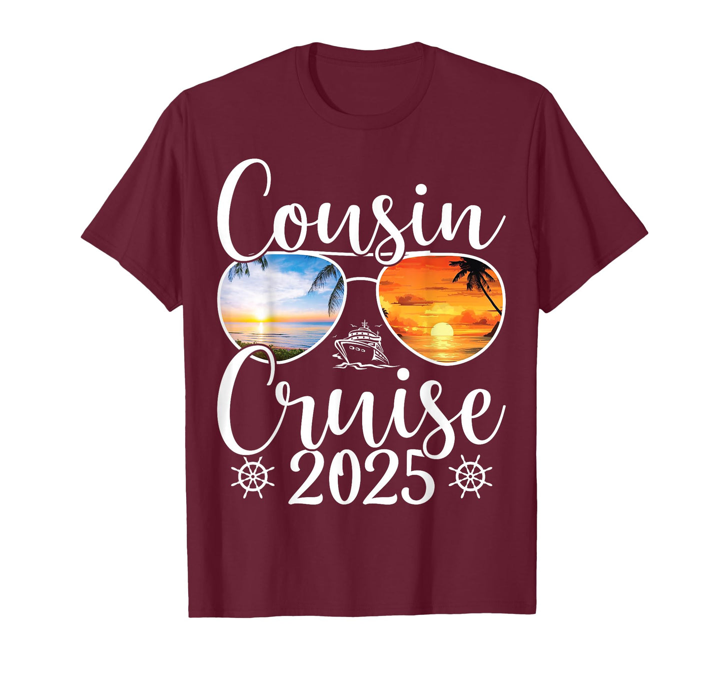 Cousin Cruise 2025 Girls Sister Cruise 2025 Vacation Lovers T-Shirt