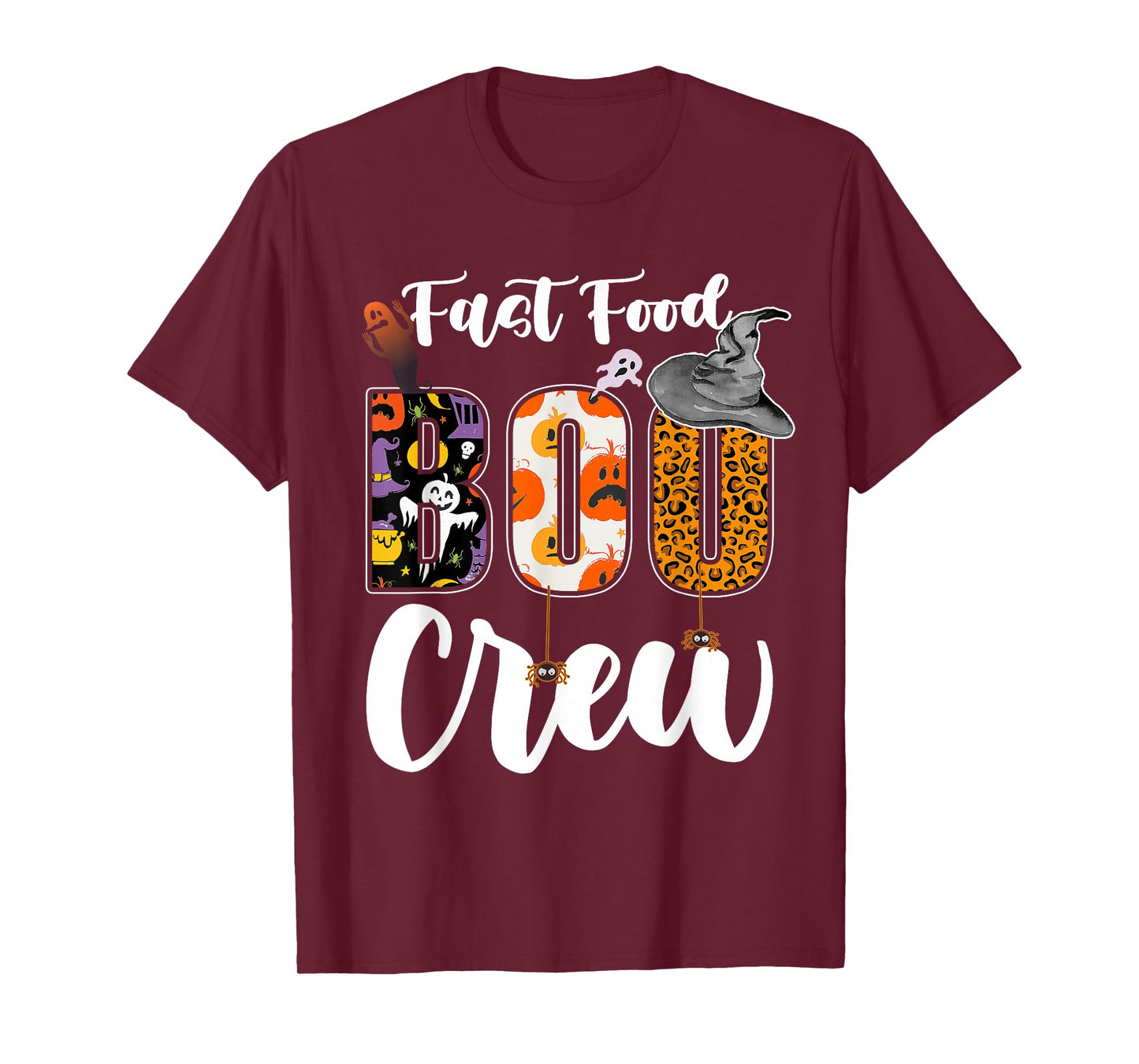 Fast Food Boo Crew Halloween Match Fast-Food T-Shirt