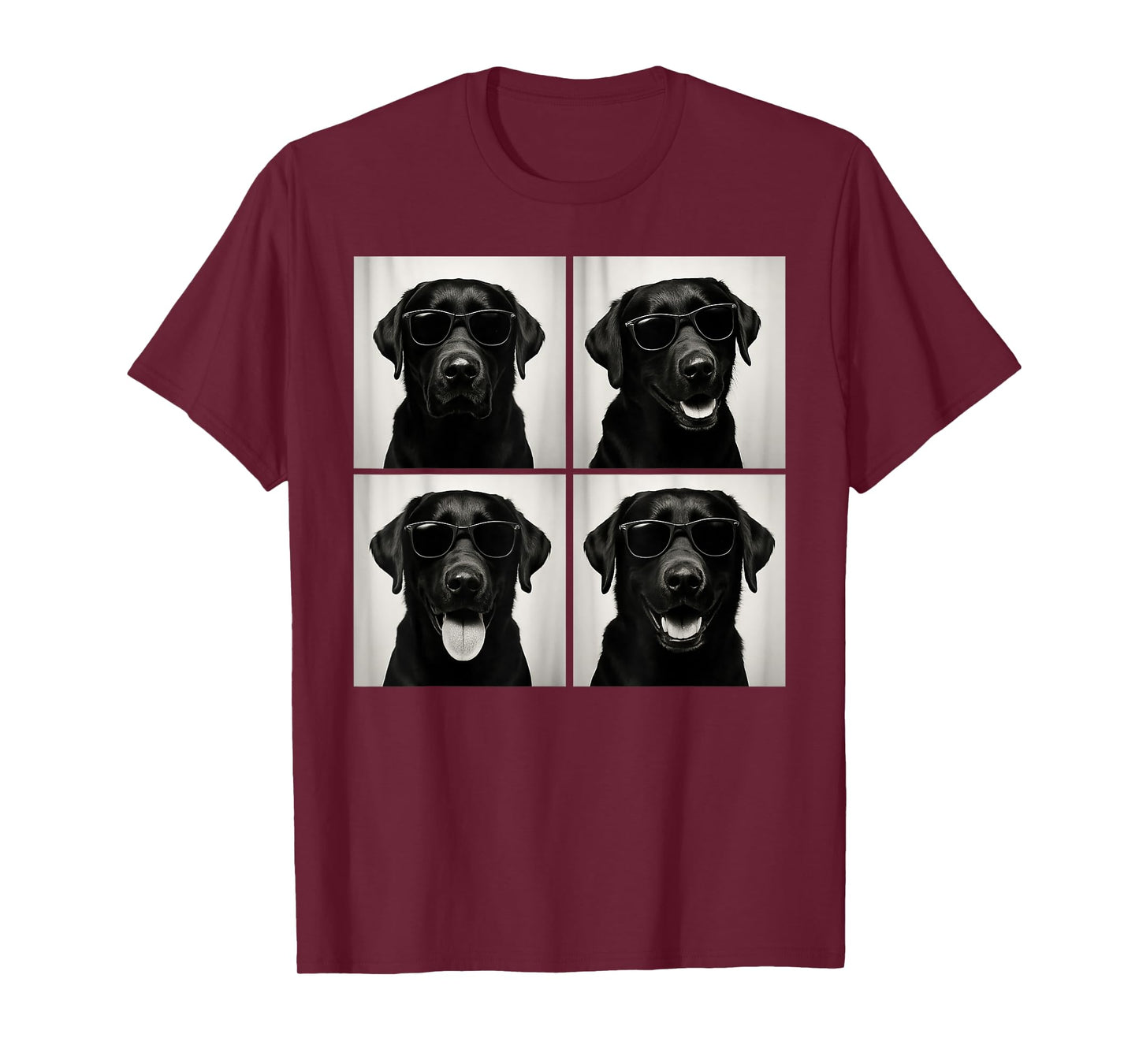 Funny Labrador Dog Lover Cute Black Lab Photo Booth T-Shirt