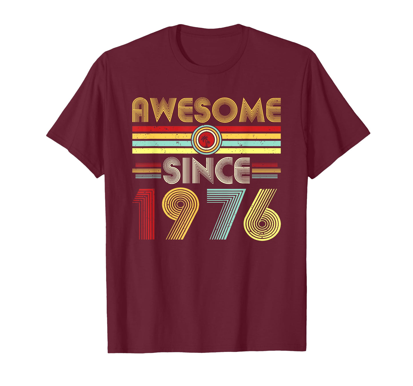 Awesome Since 1976 Classic Year Birth of Birthday Vintage T-Shirt