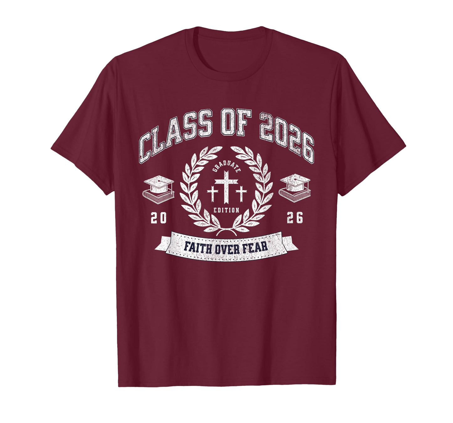 Class of 2026 Christian Graduation Religious Senior Graduate T-Shirt