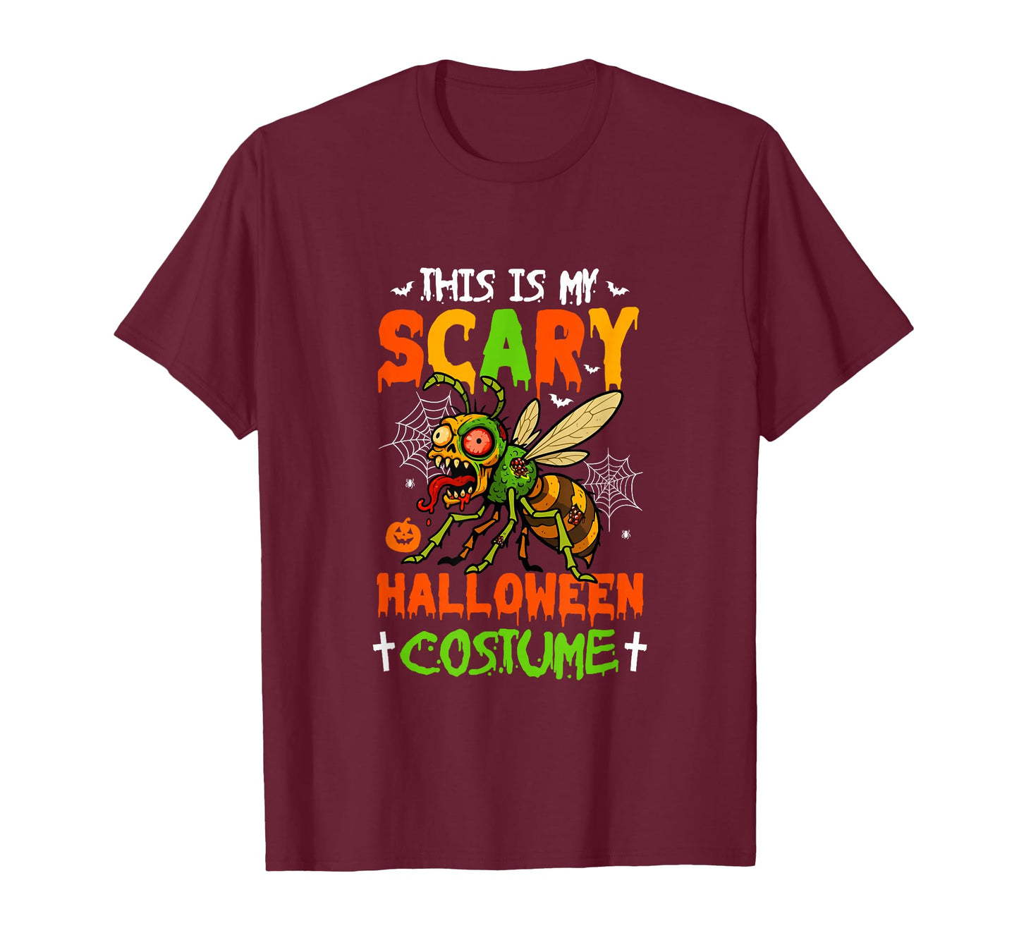 My Scary Halloween Costume Horror Insect Bee As Zombie T-Shirt