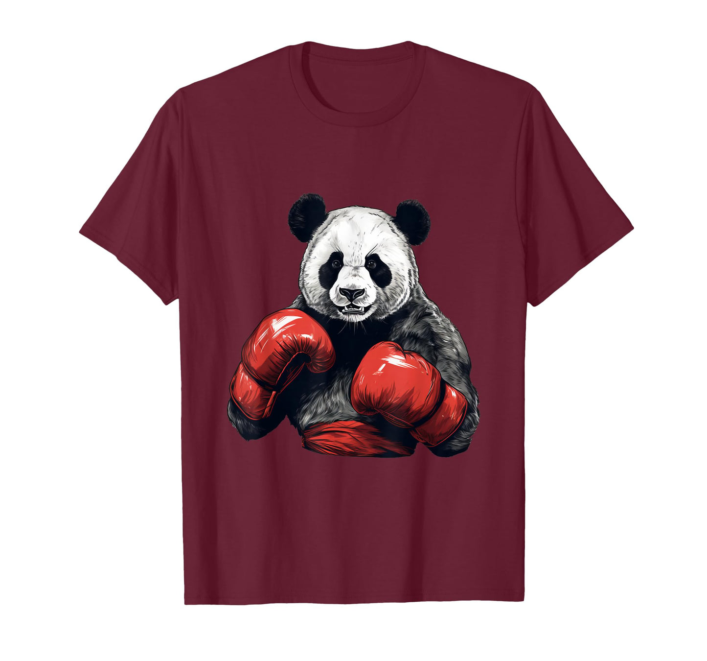 Panda Bear Wearing Boxing Gloves - Funny Boxing T-Shirt