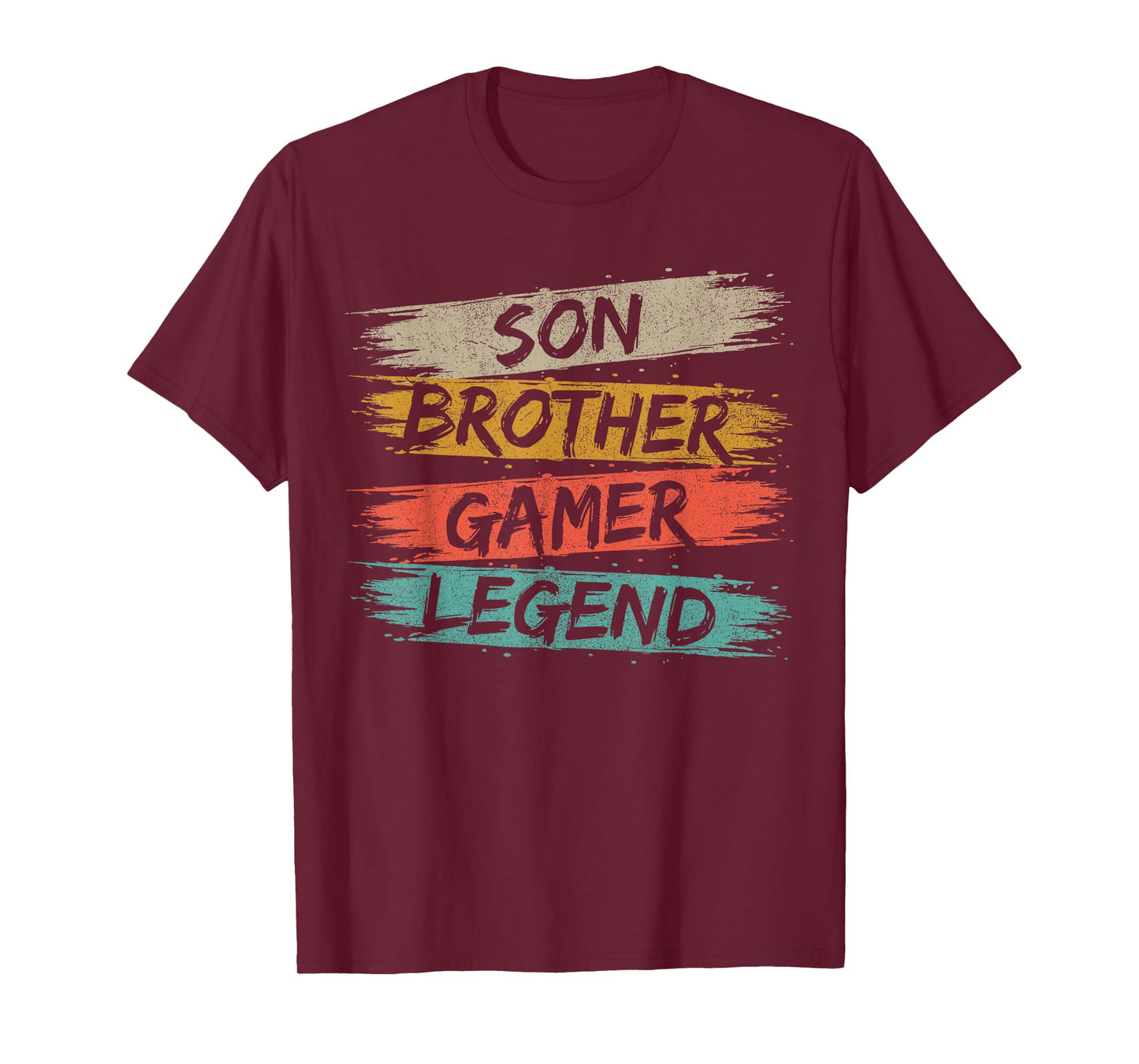 Funny Gamer Vintage Video Games For Boys Brother Son T-Shirt