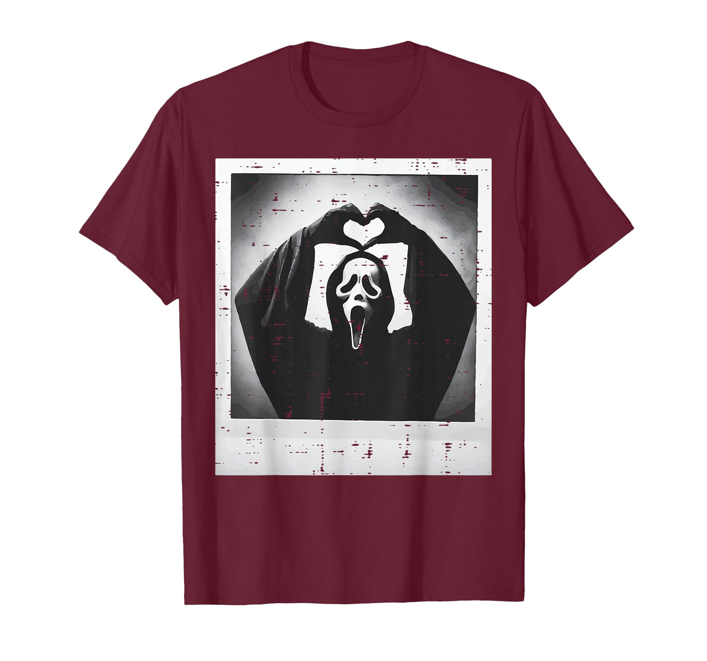 Halloween Scary Face Hand Heart Horror Costume Men Women Kid T-Shirt